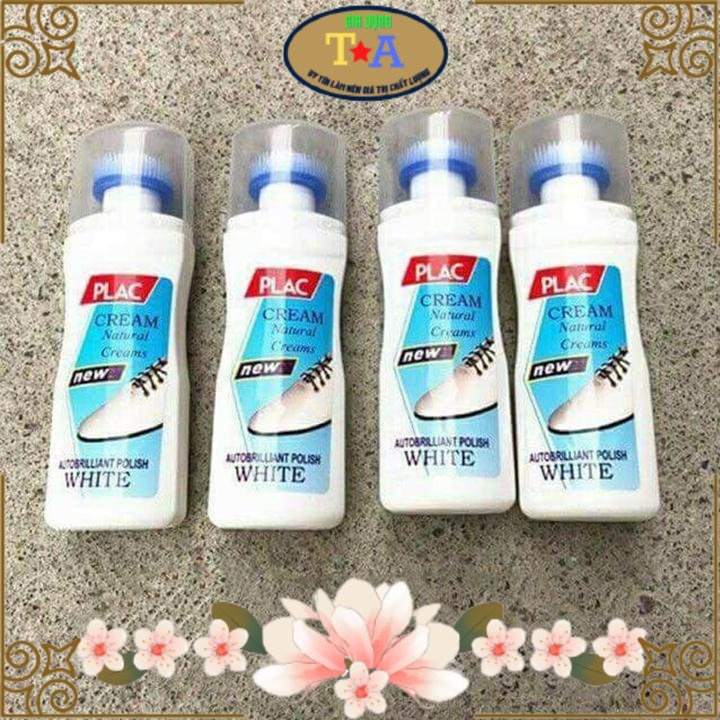 Chai xịt tẩy trắng giầy dép túi xách PLAC có đầu chùi