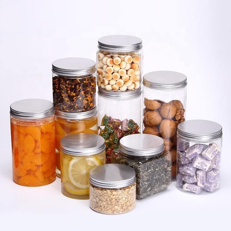 Hủ nhựa Pet nắp nhôm - Nhựa Đồng Nai - nhiều size 350ml, 500ml, 800ml ,1000ml
