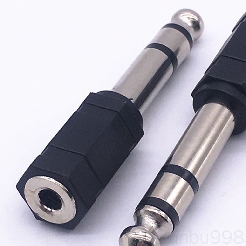 Set 10 đầu nối chuyển đổi âm thanh 6.5 sang 3.5 6.35mm sang 3.5mm