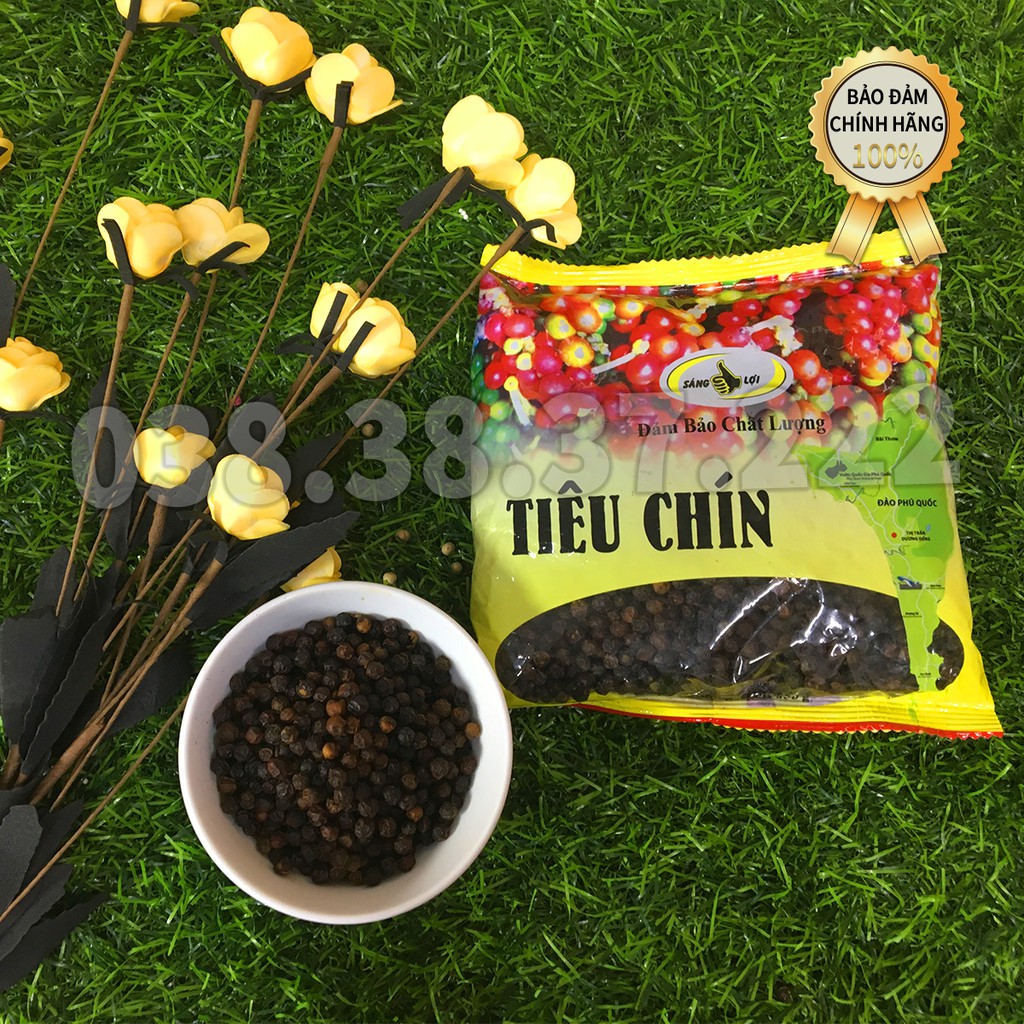 Tiêu đen rang chín Sáng Lợi Phú Quốc gói 250g ( Mua 10 tặng 1 )