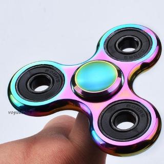 Con Quay Đồ Chơi Fidget Spinner Cầu Vồng Nhẹ Nhàng Cho Trẻ Em / Người Lớn