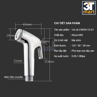 BỘ VÒI XỊT VỆ SINH C'MON VX-01