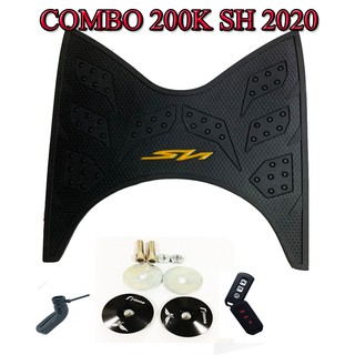 COMBO 200K CHO SH 2012-2020 (GỒM 4 MÓN BỌC SMARKEY, BỌC CHÂN CHỐNG ,ĐÔI ỐC GƯƠNG VÀ THẢM THÁI )