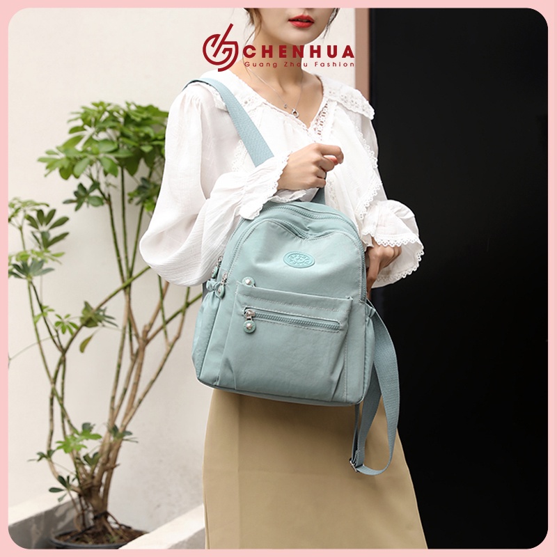 Balo nữ mini CHEN balo thời trang nữ đi học chất vải canvas mềm cao cấp BL02