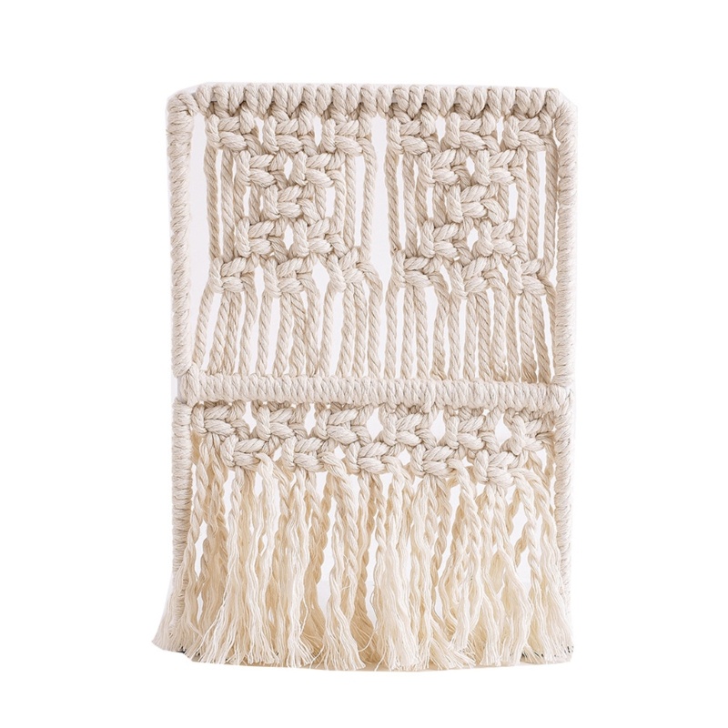 Kệ Sách Cuối Cuốn Sách Bằng Dây Thừng Cotton Siêu Cotton Chống Trượt Trang Trí Thủ Công Cuối Cùng Sách Và Trang Trí Thanh Lịch E