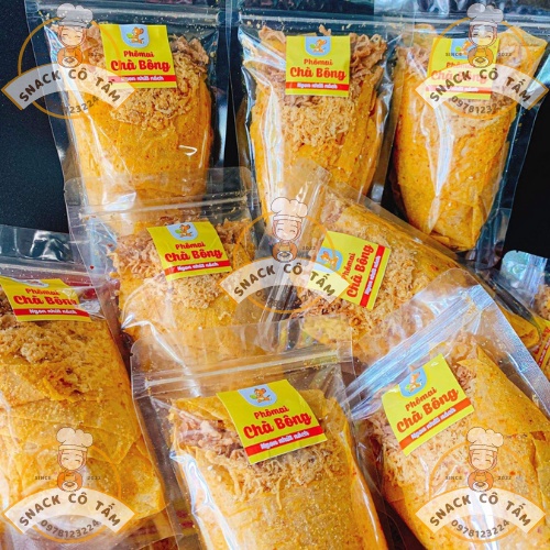 Bánh Tráng Miếng Trộn Phô Mai Chà Bông Ngon-Bánh tráng lắc phomai ngon đậm vị/Snack Cô Tấm
