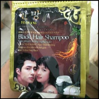 Dây Dầu gội đen tóc 1 gói