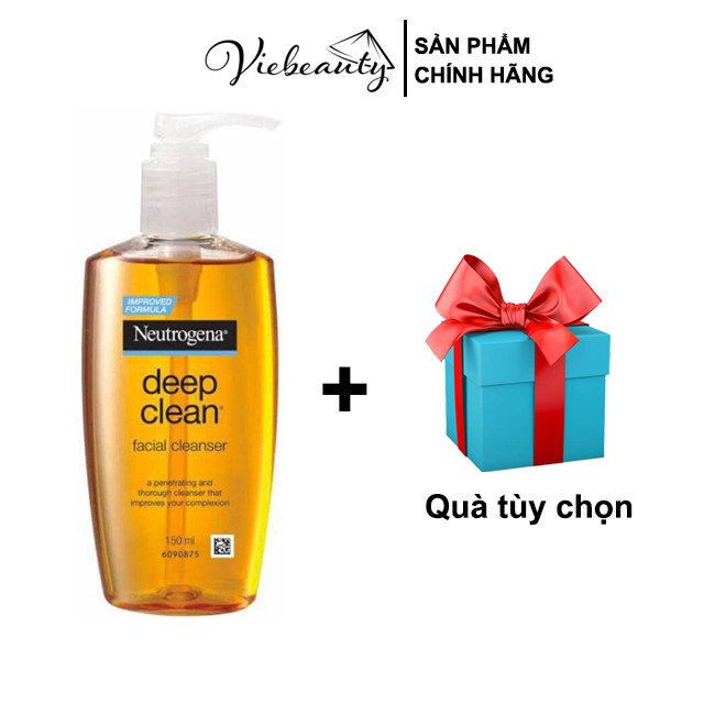 Sữa Rửa Mặt Neutrogena Làm Sạch Sâu Neutrogena Deep Clean Facial Cleanser 150ml - Viebeauty