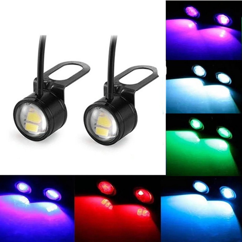 Đèn LED Mắt Đại Bàng 2 Trong 1 12V Cho Xe Máy