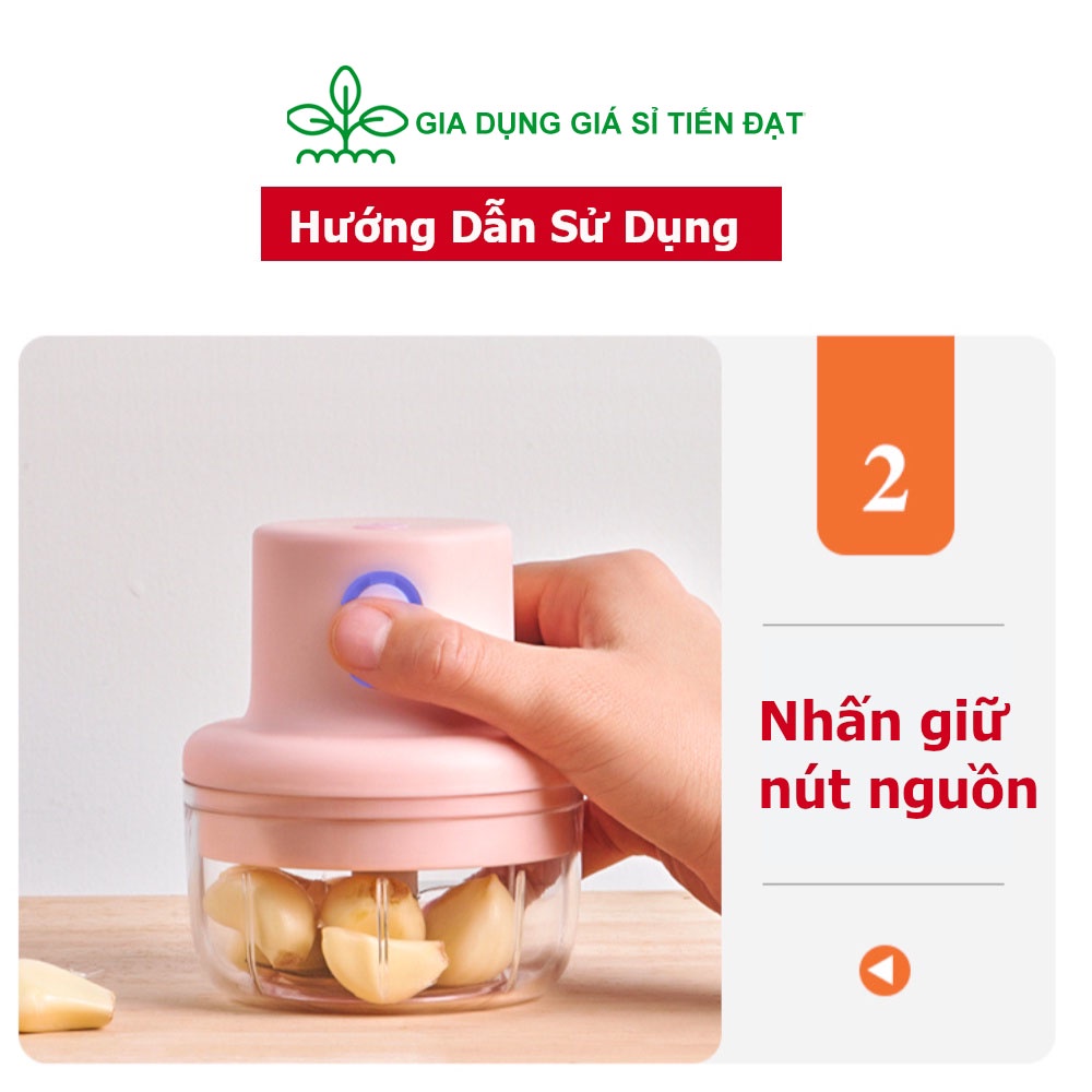 Máy Xay Ăn Dặm, Xay Cháo Chăm Sóc Trẻ Em, Người Già, 250 ml, Lưỡi Dao 3 Cánh Inox