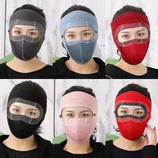 ❤️SALE[DEAL SỐC]1k❤Khẩu trang ninja 2 in 1 CÓ KÍNH. Lót nỉ Chống bụi, mưa gió lạnh chống nắng cực tốt cực ấm mềm mịn