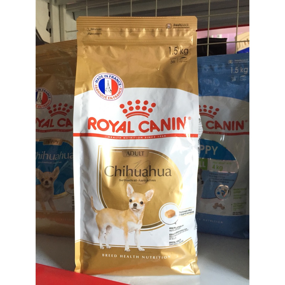 Thức ăn cho chó trưởng thành Royal Canin Chihuahua adult 1,5kg - Thức ăn cho chó lớn Chihuahua