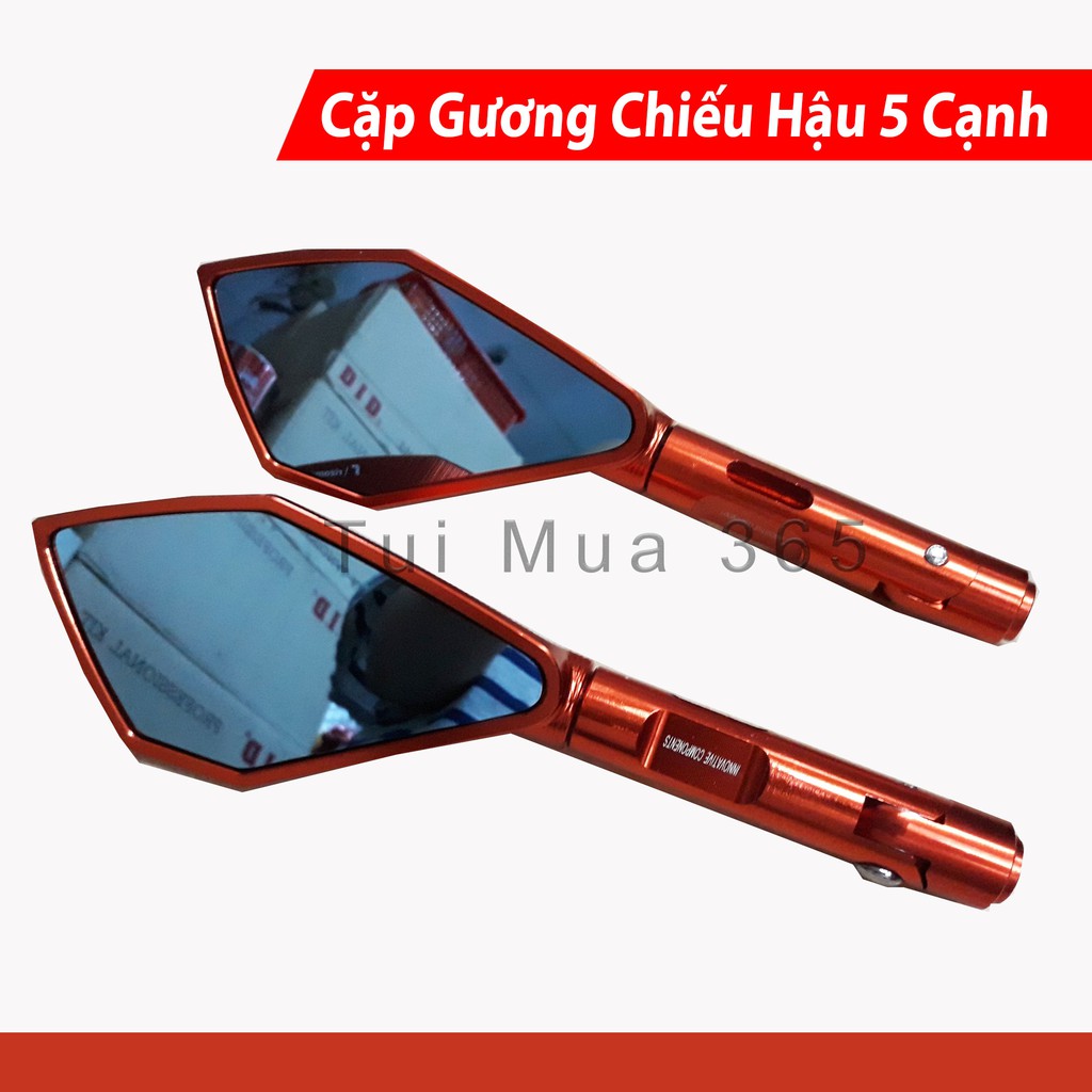 Cặp Gương Chiếu Hậu 5 Cạnh Model REAR MIRROR