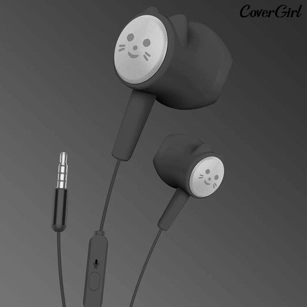 Tai Nghe Thể Thao Bằng Nhựa Hình Mèo Dễ Thương Có Dây | BigBuy360 - bigbuy360.vn