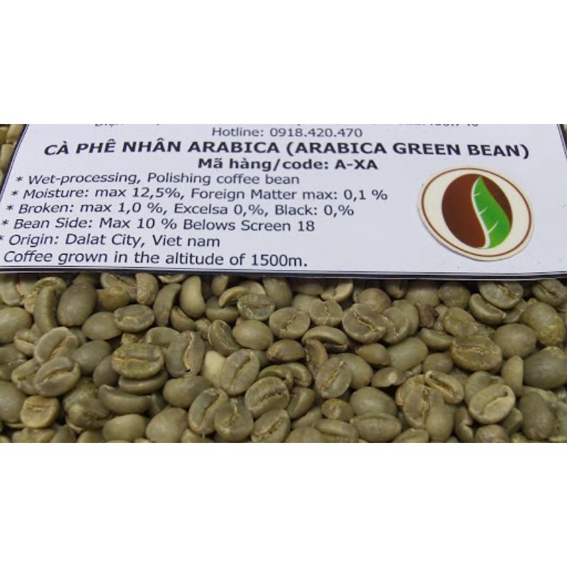 1kg nhân cà phê arabica