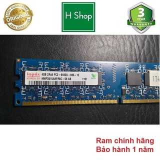 Mua Ram PC DDR2 4Gb bus 800 - 6400s  dùng cho PC bảo hành 12 tháng