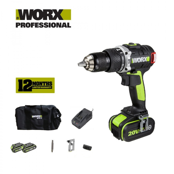 Máy khoan động lực dùng pin Li-ion 20V WU189.2 - Worx Green