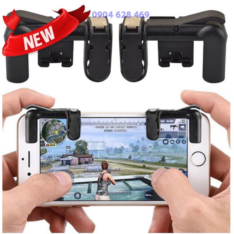 Bộ 2 Nút Bấm Chơi Game PUBG dòng K01 Hỗ Trợ Chơi Pubg Mobile, Ros Mobile, Ipad