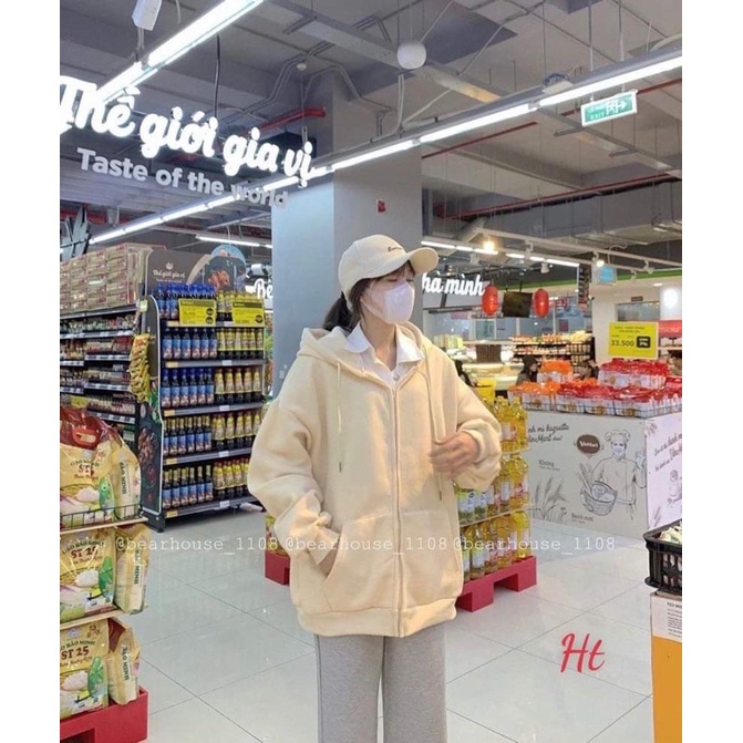 Bộ khoác trơn quần bom xám H26