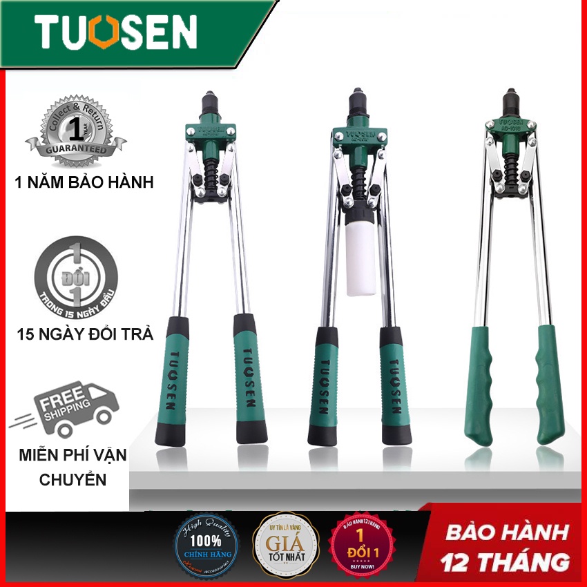 Máy tán đinh, Máy Rút Đinh Tán, Đinh Rive Dùng Hơi 17inch TUOSEN / Tuo Sen