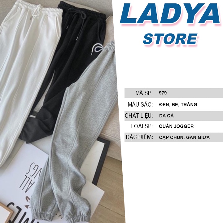 [Mã FAMARAL2 giảm 10K đơn 50K] Quần Jogger Nữ Cạp Chun Bo Gấu Vải Nỉ Thun Da Cá Loại 1 M979