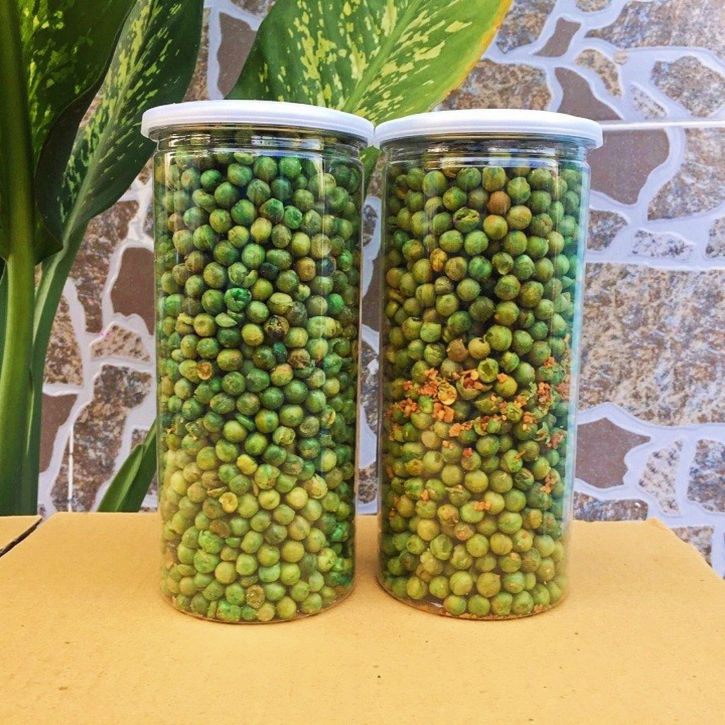ĐẬU HÀ LAN TỎI ỚT GIÒN NGON ĐẬM VỊ 400G (HỦ PEP)