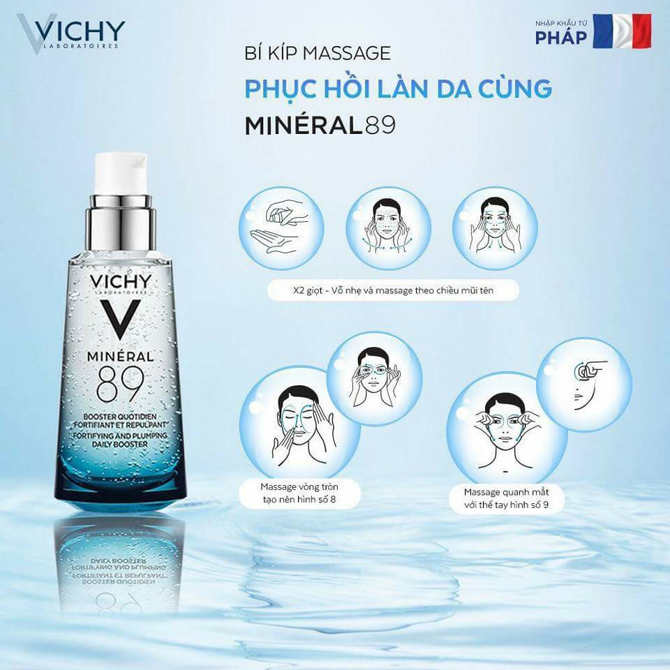 [CHÍNH HÃNG] Dưỡng Chất Cô Đặc Vichy Mineral 89 Giúp Phục Hồi Và Bảo Vệ Da 50ml | BigBuy360 - bigbuy360.vn