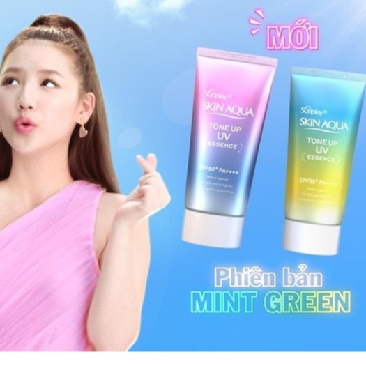 Kem chống nắng skin aqua nâng tone tự nhiên kiềm dầu 80g