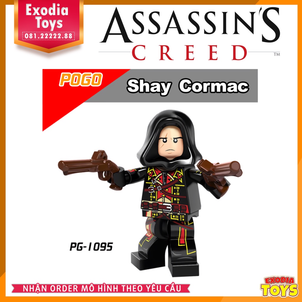 Xếp hình Minifigure nhân vật trò chơi Assassin's Creed - Đồ Chơi Lắp Ghép Sáng Tạo - POGO PG8086