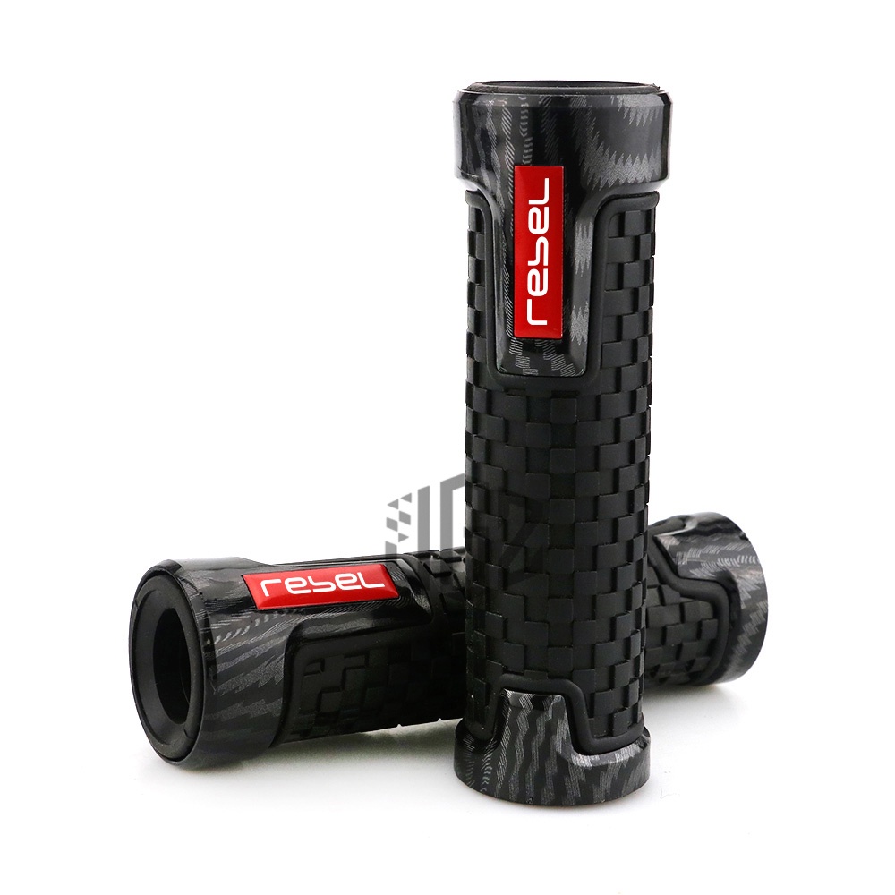 Vỏ Bọc Tay Lái Xe Máy Bằng Cao Su Gel Họa Tiết Sợi Carbon Cho HONDA CMX Rebel 500 300 1100 CMX300 CMX500 2017-2020 2021