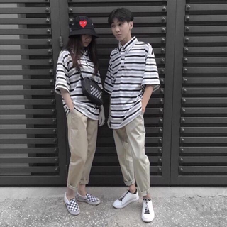 Quần BASIC PANTS KAKI màu be-đen UNISEX CỰC ĐẸP