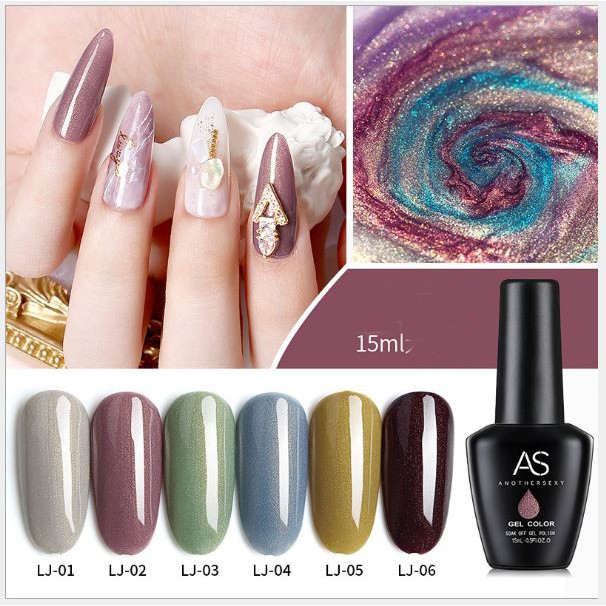 Sơn gel AS set 6 màu LJ