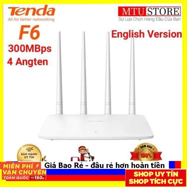 Tenda F6 300Mp siên tường 4anten 2020 Tiếng Anh