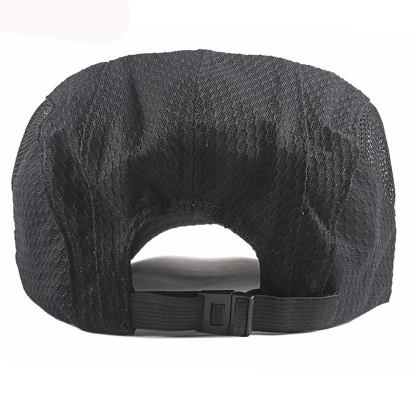 Mũ Beret Phối Lưới Thoáng Khí Thời Trang Mùa Hè Cho Nam Và Nữ