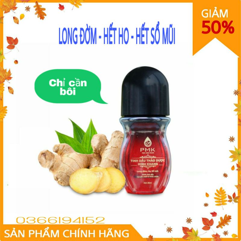 [Trợ Giá] Tinh dầu Giảm ho Minh Khang long đờm, giảm ho, hết sổ mũi ( Chính Hãng)