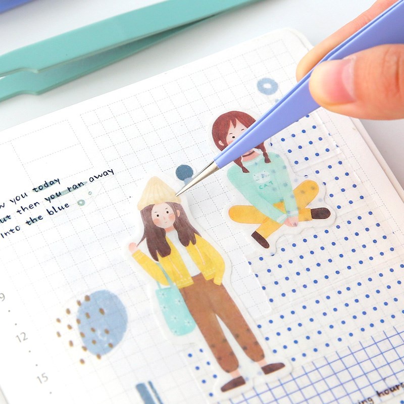 1 Nhíp Màu Sắc Macaron Bằng Thép Không Gỉ Tiện Lợi