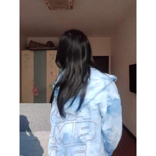 Áo hoodie zip da cá  Nelly Heybig dáng unisex form rộng 65 12 100