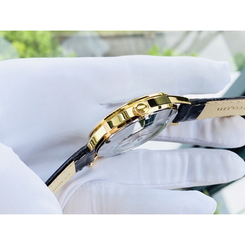 ĐỒNG HỒ NAM CHÍNH HÃNG Orient Automatic Esteem Gen 2 Gold  FAG02003W0 Vỏ Gold Dây Da Cao Cấp Đen | BigBuy360 - bigbuy360.vn
