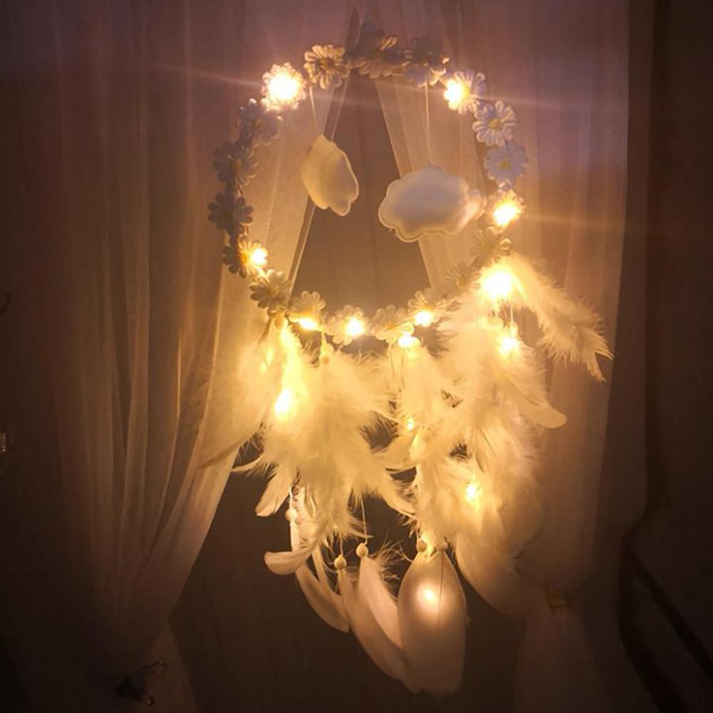 Dây đèn LED hình vòng bắt giấc mơ