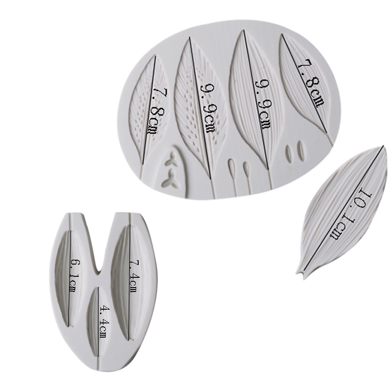 Khuôn Silicone Tạo Hình Hoa Lily Trang Trí Bánh