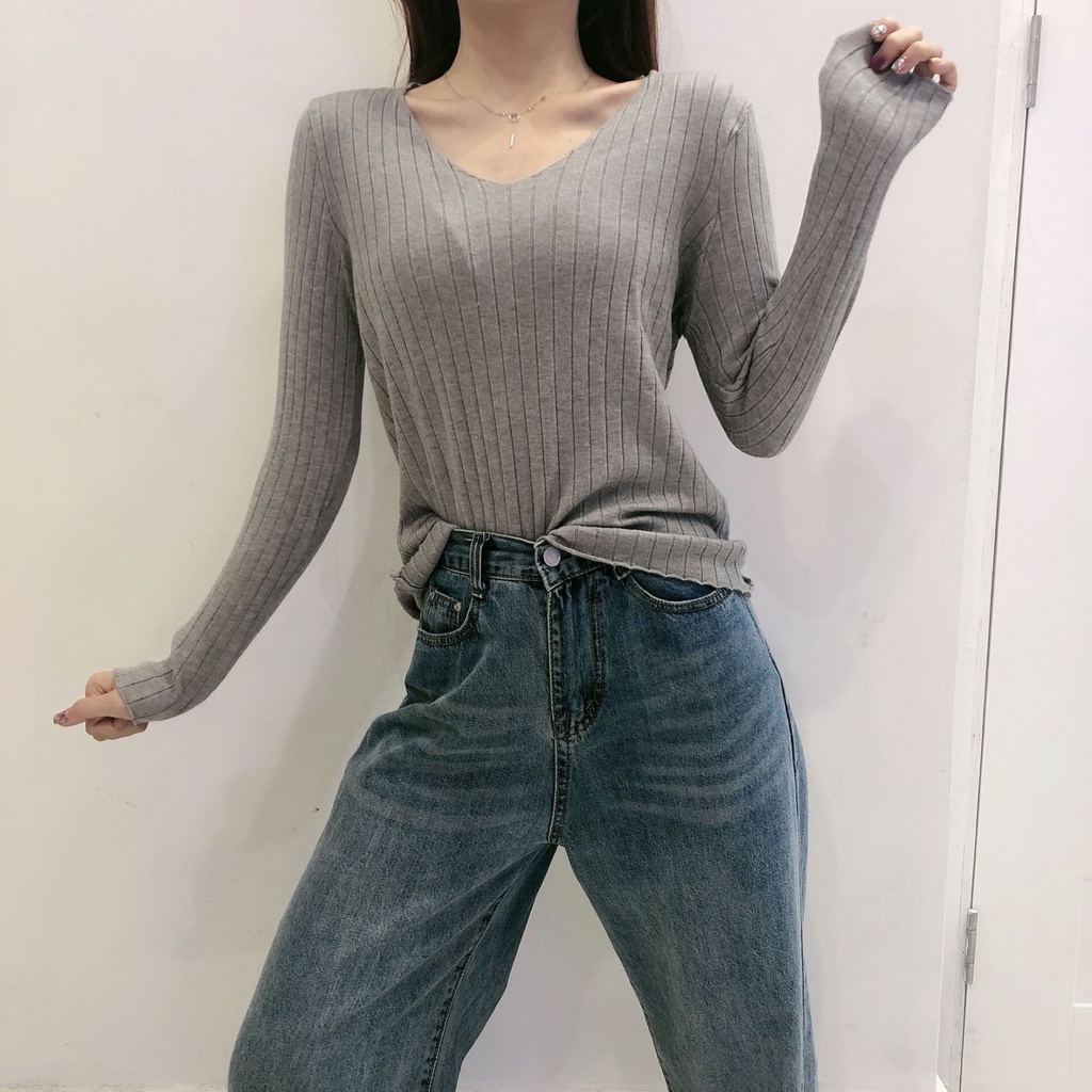 [7 màu hàng Quảng Châu] Áo len AL10 phong cách thời thượng len mềm mặc trong siêu đẹp | BigBuy360 - bigbuy360.vn