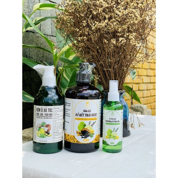 Dầu gội bồ kết cô đặc, Dầu gội thảo dược Handmade,Sạch gàu giảm rụng tóc Chai 500ml - Goss VIệt | BigBuy360 - bigbuy360.vn