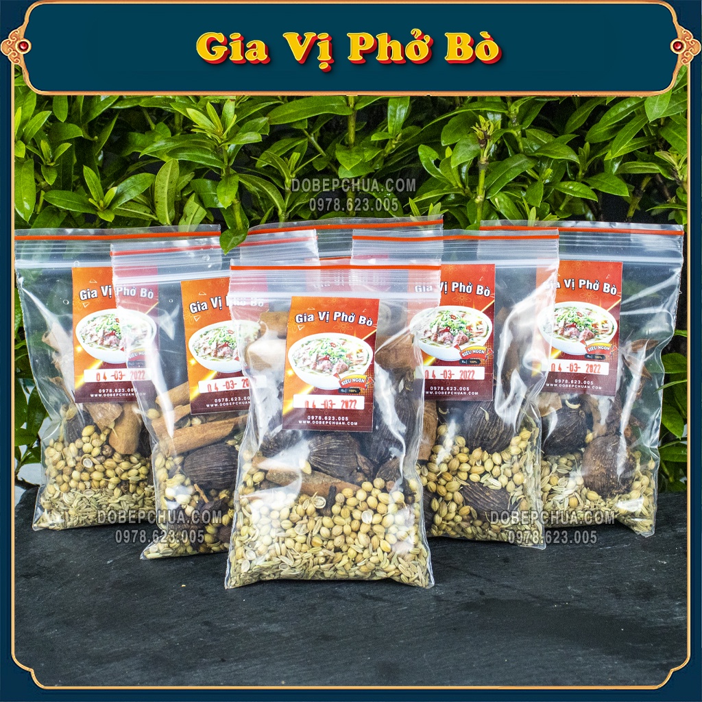 [Ship nhanh] Gia Vị Nấu Phở, Gia Vị Phở Bò Set Đầy Đủ