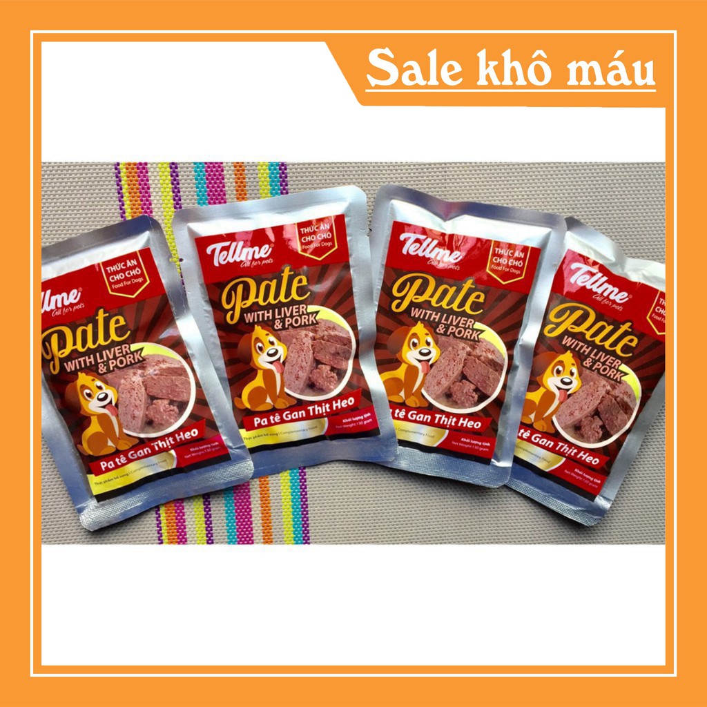 [FLASH SALE] Thức ăn chó Pate cho chó Tell me