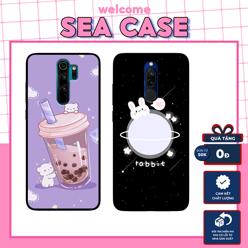 Ốp lưng XIAOMI REDMI NOTE 8 PRO/ REDMI 8/ REDMI 9 hình gấu đáng yêu,dễ thương – ốp nhựa chống trầy,chống va đập