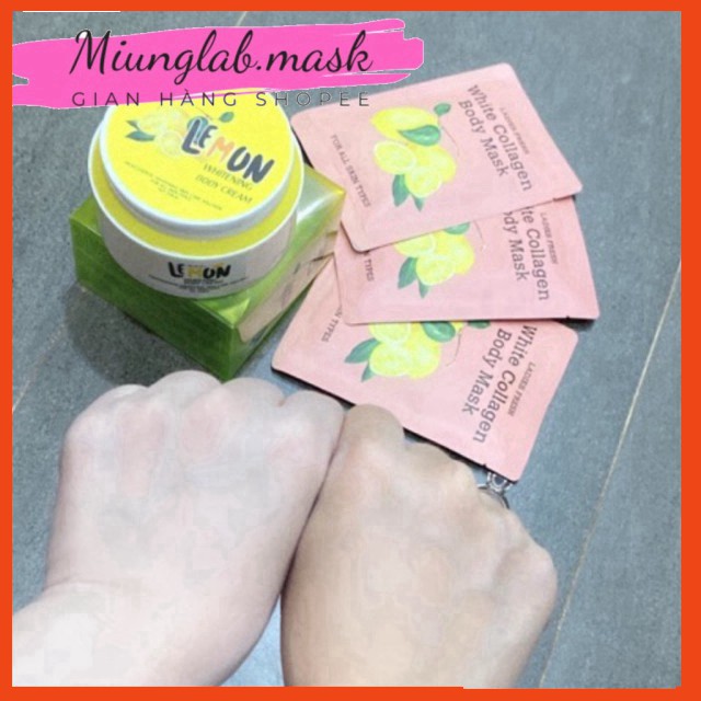 Combo BODY LEMON & Ủ CHANH(3 gói) _Chính Hãng 100%