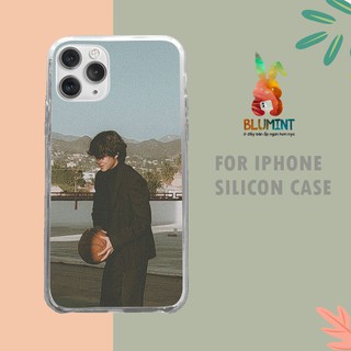 Ốp lưng iphone silicon Idol KPOP BTS taehyung playing basketball BLUBTS0044