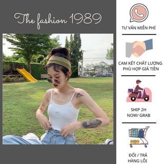 Áo croptop body 2 dây Ulzzang in hình trứng rán, áo 2 dây trứng