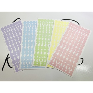 [CÓ SẴN] SET STICKERS CHỮ SỐ ALPHABET DAISO HÀN QUỐC