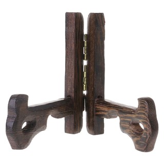Đế Giá Gỗ Đỡ Đĩa Nghệ Thuật Kích Thước 3-7 Inch